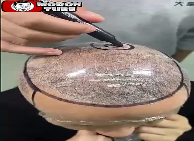 Video :A few hairs on the head change a man!